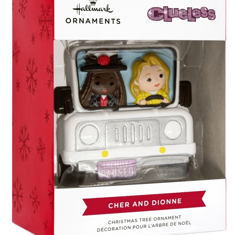 Hallmark Ornament Resin Bas Relief Clueless